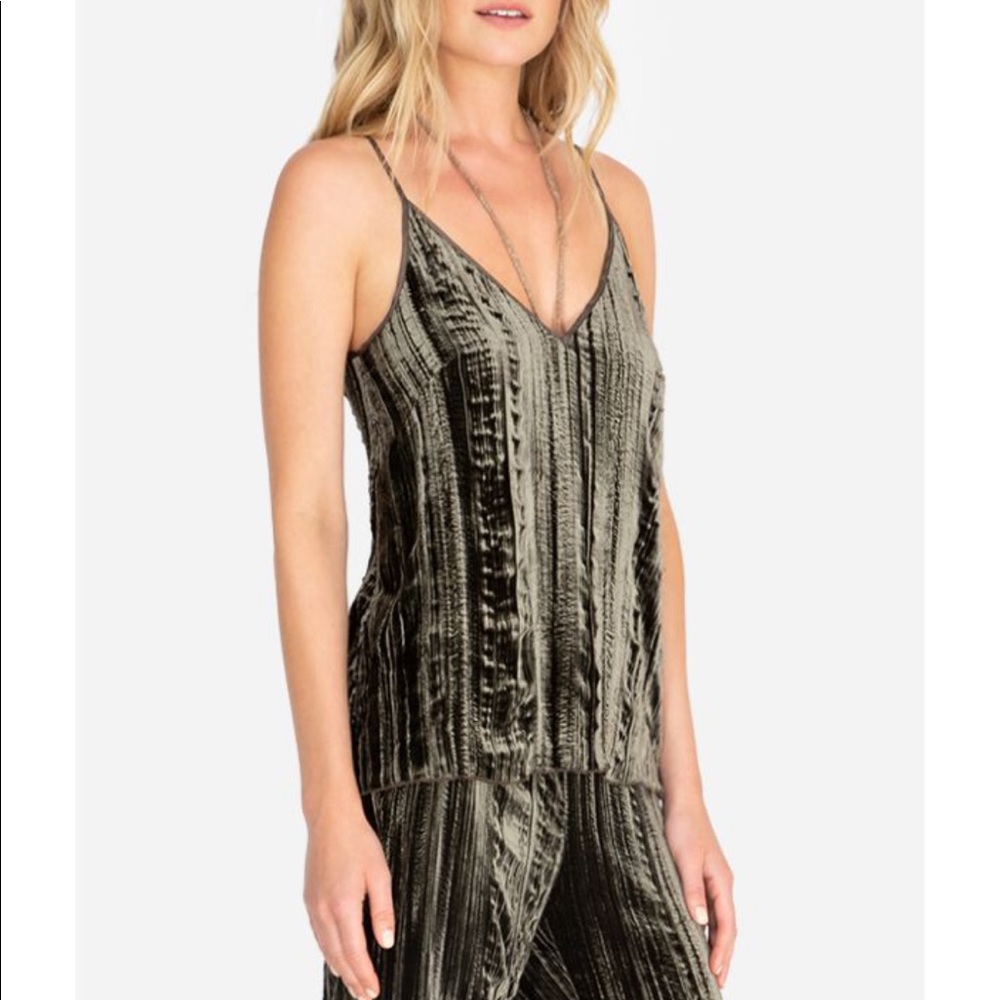 Johnny Was Beth Strap Cami, XS, Martini (color)